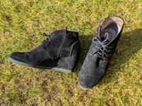 Görtz 39 Stiefeletten Boots Keilabsatz schwarz Leder Kiel - Hassee-Vieburg Vorschau