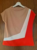 Street one Damen Shirt Top sehr schick beige weiß rot Gr. 36 Saarland - Marpingen Vorschau