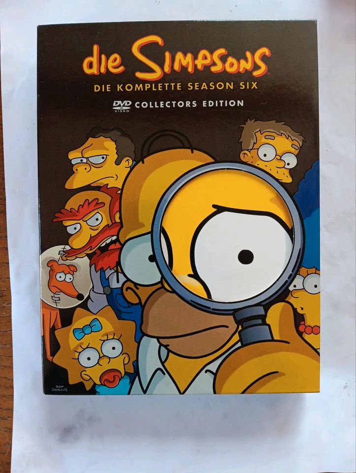 DVD Die Simpsons komplette season six, collectors edition in Stegen