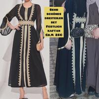 Kaftan Dreiteiler set gr.M festlicheskleid Abendkleid Gold schwar Friedrichshain-Kreuzberg - Kreuzberg Vorschau