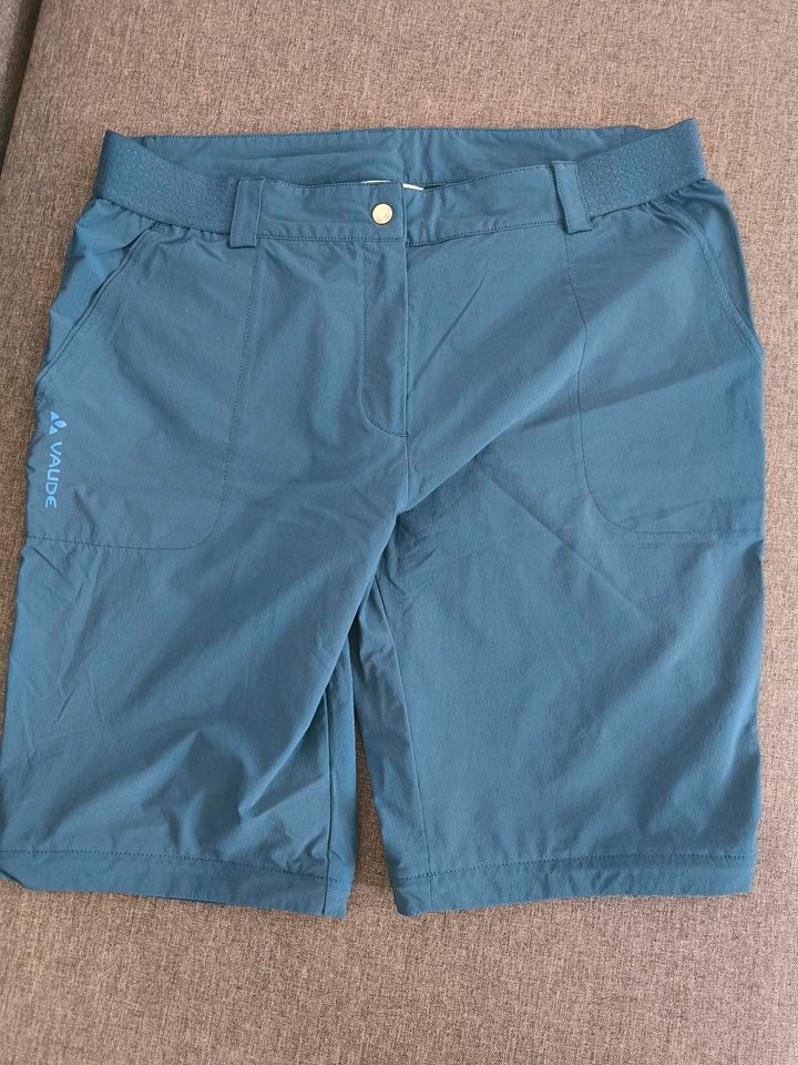 Damen Wanderhose von Vaude blau Zipphose in Ditzingen