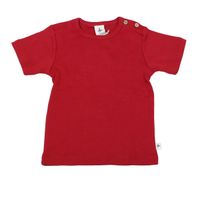 Leela Cotton T-Shirt Baby Kinder Bio Baumwolle 128 kurzarm rot Hessen - Marburg Vorschau