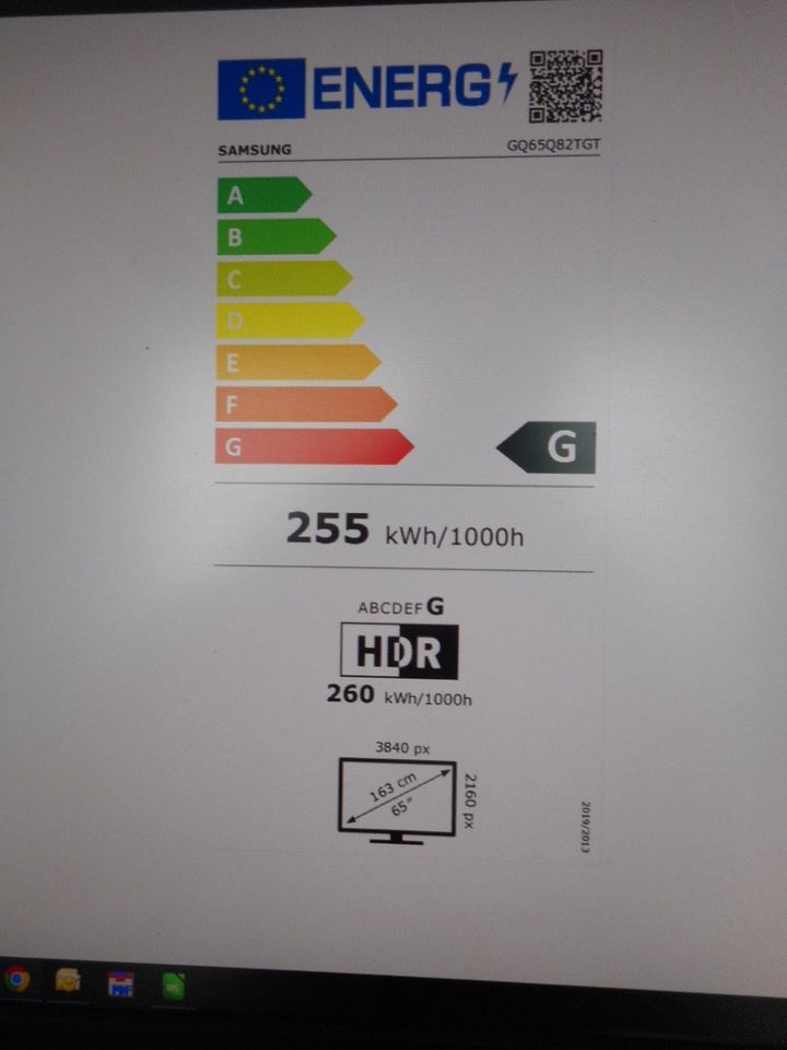 65“ QLED 4K Q82T (2020) GQ65Q82TGTXZG in Hannover