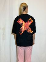 Collusion Oversized T-Shirt Tee Shirt mit X Print Schwarz Rot S Nordrhein-Westfalen - Sankt Augustin Vorschau