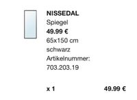 Ikea Spiegel Nissedal  75 x 150 Nordvorpommern - Landkreis - Süderholz Vorschau