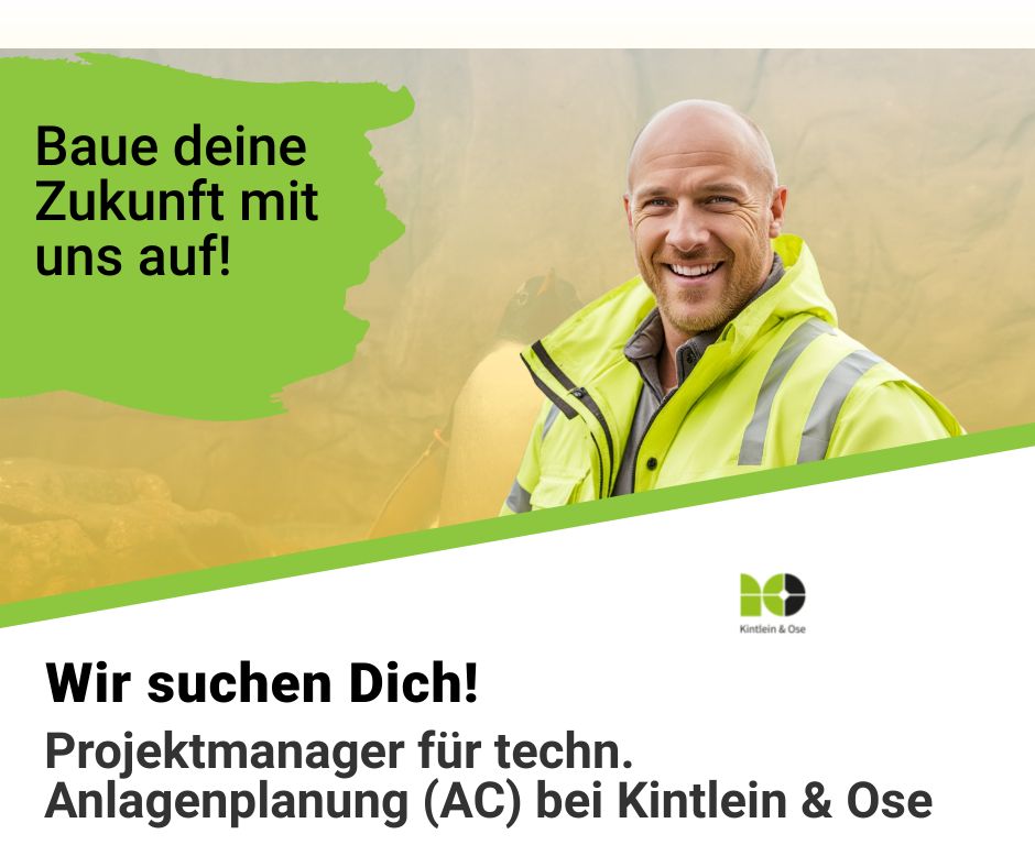 Projektmanager  für techn. Anlagenplanung (AC) bei Kintlein & Os in Berlin