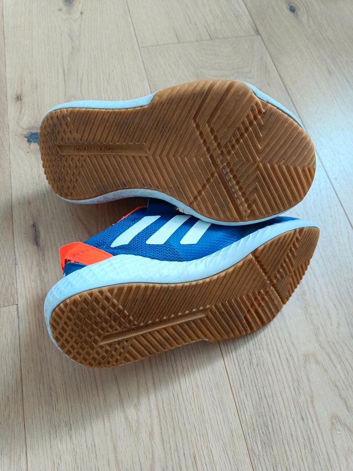 ⭐ Adidas Sneaker/Turnschuhe, blau-orange, Gr. 31 in Spelle