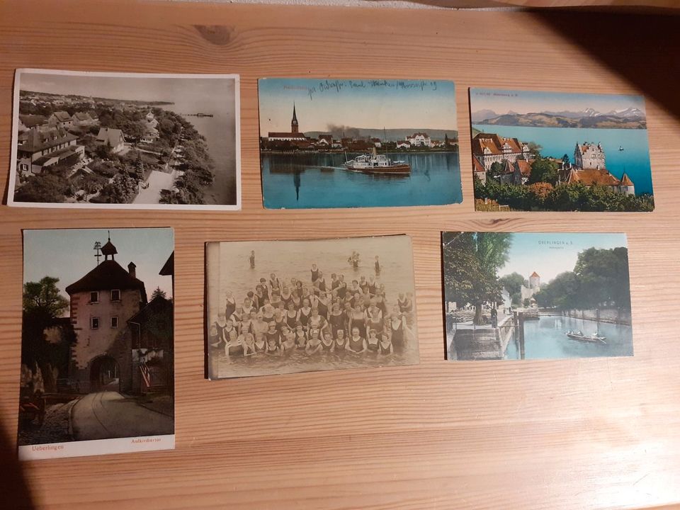 22 alte Postkarten, Ansichtskarten, von ca. 1910, AK Bodensee in Loßburg