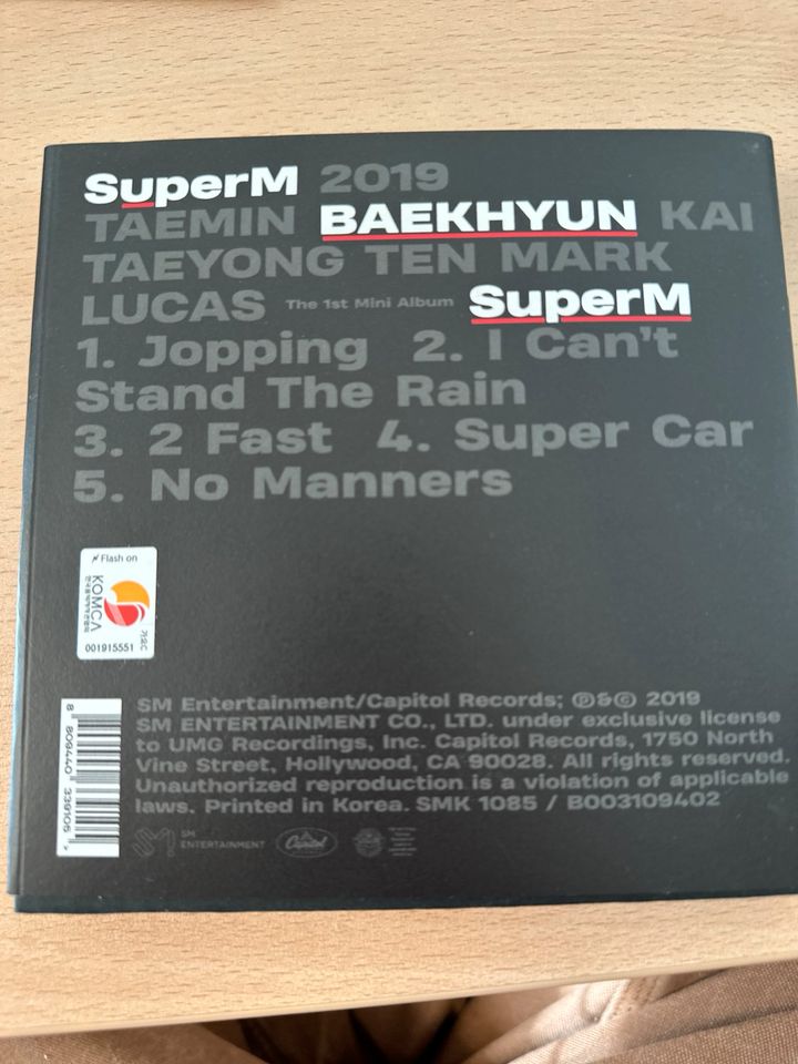 Baekhyun Album SuperM in Essen