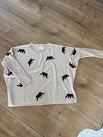 Absolut Cashmere Pullover beige Tiger S oversize M L Niedersachsen - Wildeshausen Vorschau