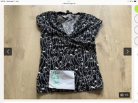 T-Shirt H&M schwarz weiß gemustert Größe S Hessen - Pohlheim Vorschau