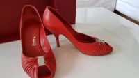 Salvatore Ferragamo Peeptoe Pumps Gr. 39 rot München - Altstadt-Lehel Vorschau