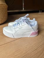 PUMA Carina Mädchen Sneaker Sportschuh wie neu weiß rosa 28 Rheinland-Pfalz - Altrip Vorschau