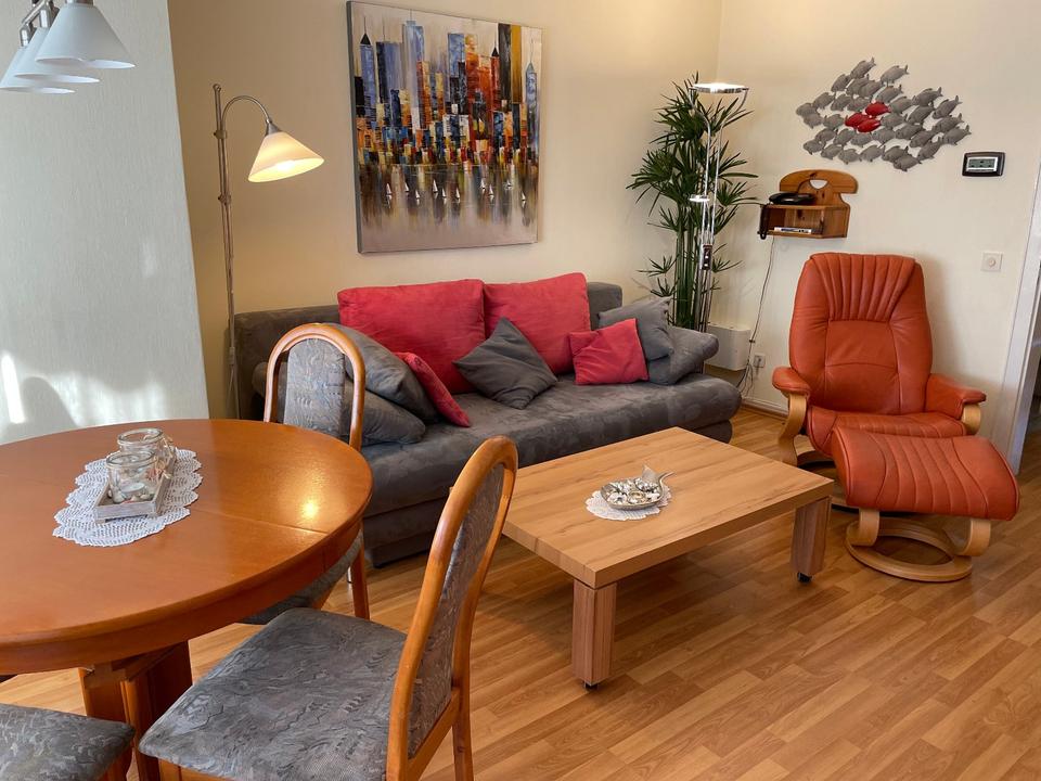 Büsum 2-Zim.Ferienwohnung,Top Lage,EG,Balkon,Wlan,44qm in Buesum