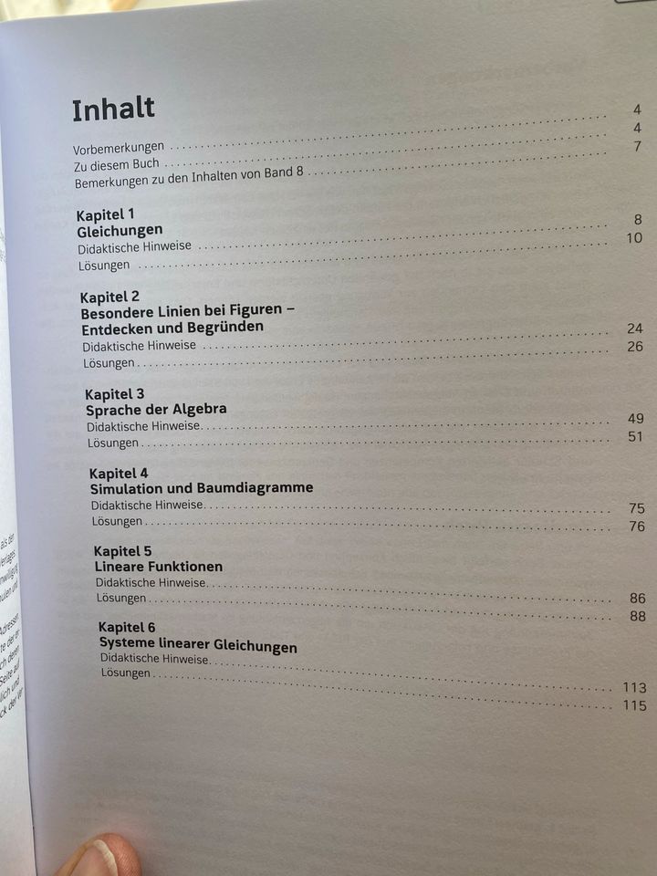 Schulbuch Lösungen Mathe 8 „ Neue Wege“ Gymnasium Niedersachsen in Springe