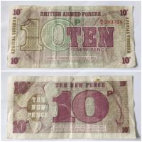 British Armed Forces 10 Ten New Pence 1972 Geldschein Niedersachsen - Wolfsburg Vorschau