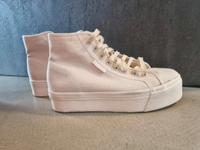 Plateausneaker Sneaker Superga Hitop Gr 39 cremeweiß Köln - Porz Vorschau