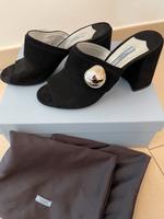 Prada Sandaletten Wedges Damen Gr. 39 NEU Schwarz Nordrhein-Westfalen - Neuss Vorschau