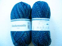 Wolle Sockenwolle Blau / Color ca. 100 Gramm Baden-Württemberg - Renningen Vorschau