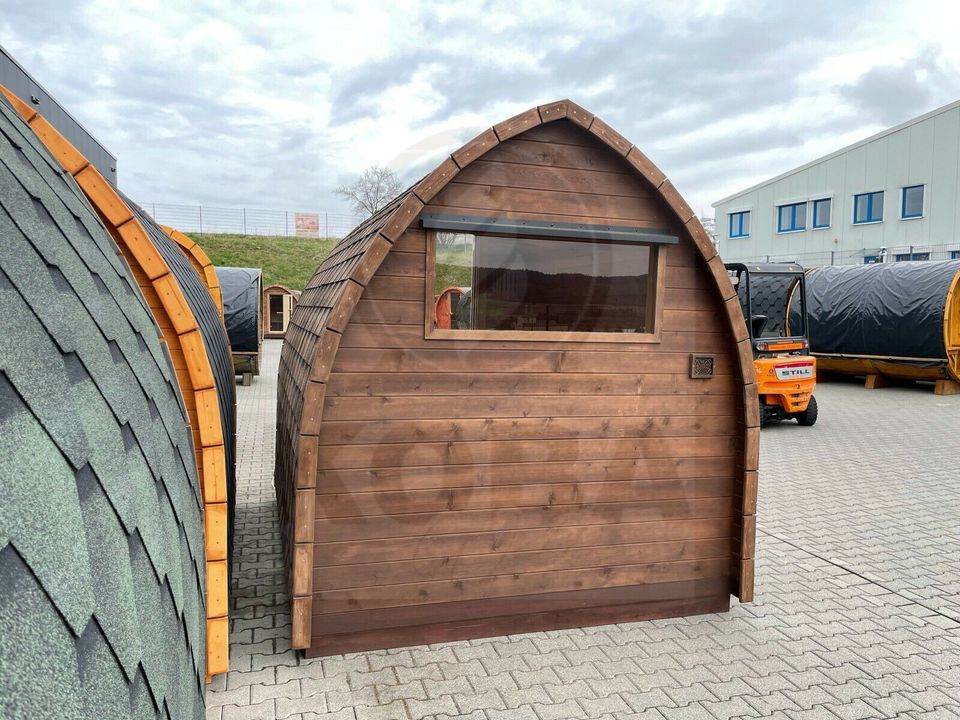 Zedernholz - Iglusauna | 3m | Garten Sauna Pod Zeder in Eichenzell