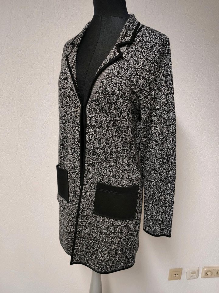 w. Neu Peter Hahn 100% Wolle Strickjacke Strick Mantel Cardigan M in Jülich