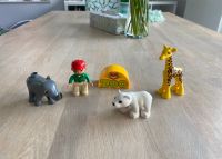 Duplo Zoowärtner mit Tieren Elefant, Giraffe, Eisbär Zoo Nordrhein-Westfalen - Kevelaer Vorschau