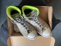 Converse Chucks, Gr. 9 1/2 (42), Neon-Grau Leipzig - Probstheida Vorschau