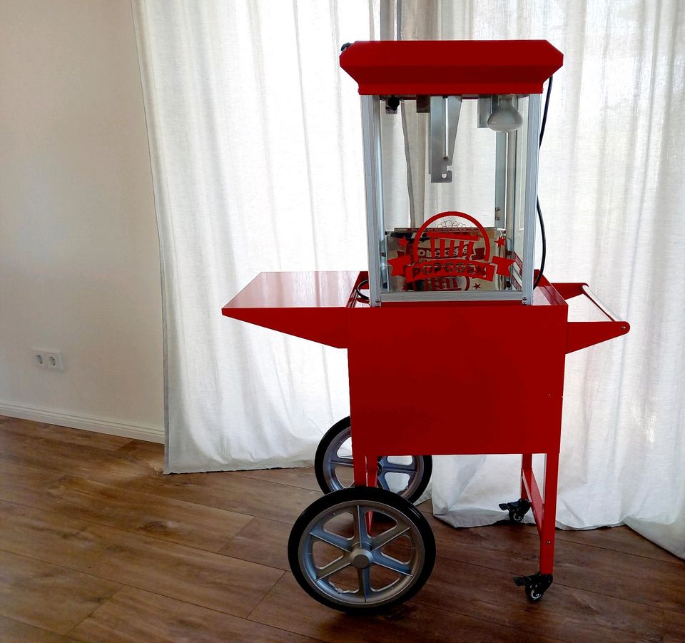 Popcornmaschine mit Wagen zum vermieten Verleih Mieten in Stelle