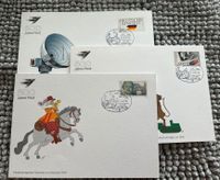 3 Briefmarken 500 Jahre Post 14.10.1990 Mulfingen Baden-Württemberg - Heilbronn Vorschau