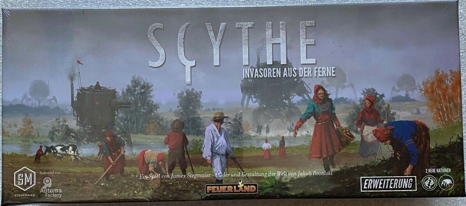 Scythe Invasoren aus der Ferne Feuerland Spiele Brettspiel in Salgen