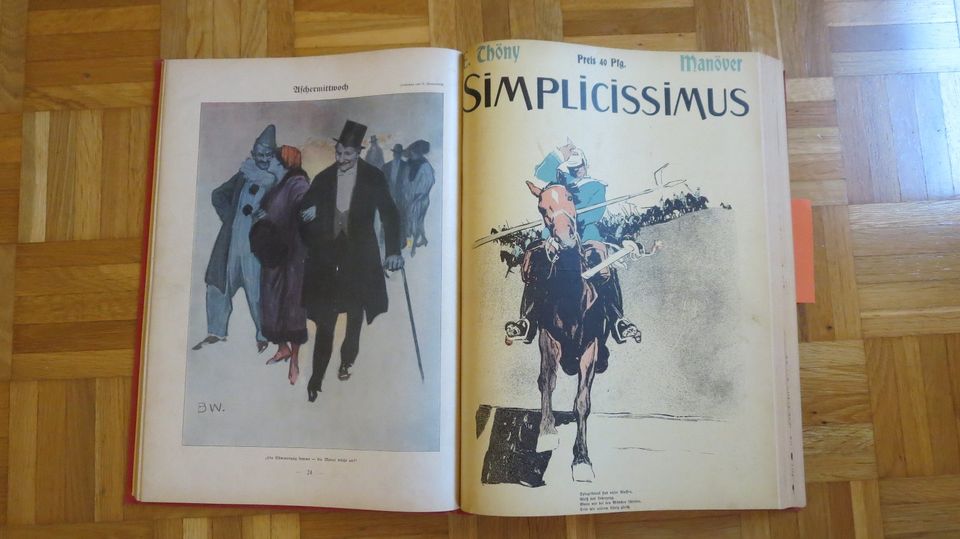 Simplicissimus 1904 bis 1909 in Düsseldorf