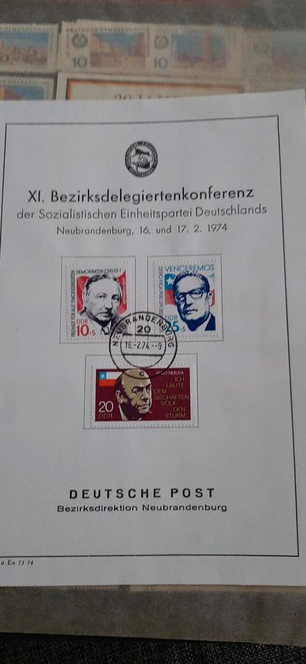 Alte Briefmarkensammlung in Stavenhagen