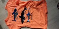 Shirt orange Haie Motiv Gr. 122 6-7 Jahre Baden-Württemberg - Heilbronn Vorschau