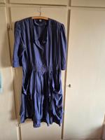 100 % Seide / Vintage / Lila flieder Kleid / mit Puffärmeln Baden-Württemberg - Offenburg Vorschau