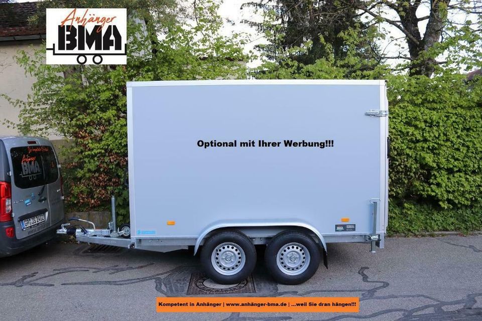 Hapert Sapphire Kofferanhänger 2700kg 305x150x180 mit Rampe GRAU in Mühlhausen im Täle