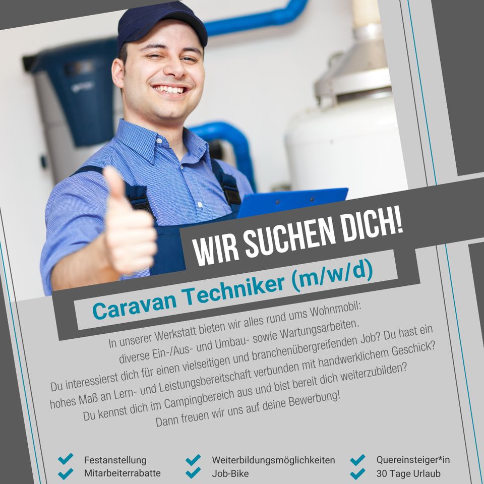 Wir suchen dich! - Caravan Techniker (m/w/d) in Lübbecke 