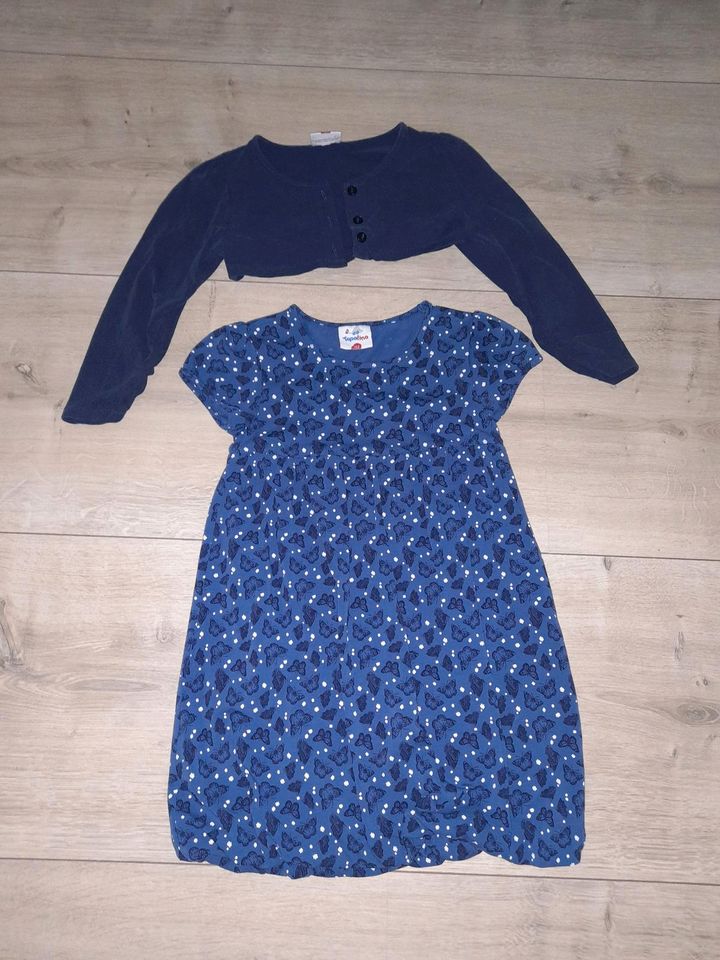 Kleid mit Bolero Gr 122 wie neu in Bad Langensalza