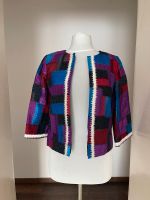 Oscar de la Renta 2012 Jacke Blazer Patchwork lila bestickt Köln - Porz Vorschau