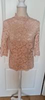 Benetton Damenbluse, Gr.S/36, Spitze, zartes Rose,wenig getragen Nordrhein-Westfalen - Eschweiler Vorschau