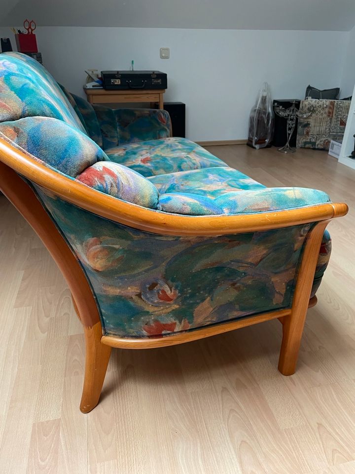 Vintage Couch Sessel 70er Jahre Sofa Stuhl Antik in Tetenbüll