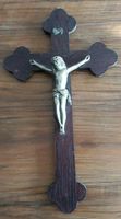 Holzkreuz mit Jesus-Figur, 40 cm hoch Baden-Württemberg - Karlsruhe Vorschau