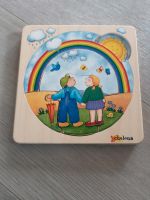 Puzzle mit 9 Teilen mit 2 Bildebenen aus Holz von chelona Leipzig - Schönefeld-Abtnaundorf Vorschau