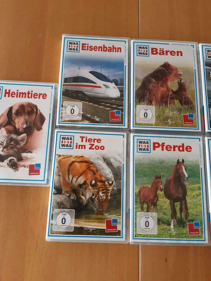 Was ist was DVD Pferde/ Polizei/ Eisenbahn/ Bären .... in Feuchtwangen