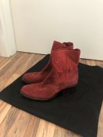 Rocco P. Cowboy Stiefel aus rotem Wildleder&Knit 37 Neu! Mitte - Tiergarten Vorschau