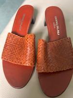 Gorg Blau by FARRUTX  Pantolette Sandalen Gr. 4 Braun Kreis Pinneberg - Wedel Vorschau