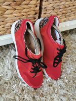 Gabor Rollingsoft Sneaker Schuhe rot leo Gr. 5 Frankfurt am Main - Nordend Vorschau