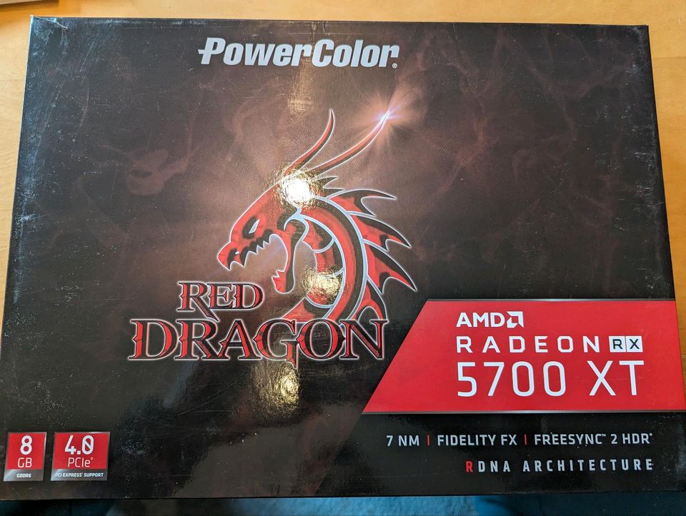 PowerColor Red Dragon AMD 5700 XT 8 GB in Markdorf