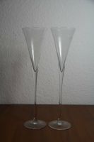 Sektflöten Sektkelche Champagner-Gläser hoch Blumenschliff 25cm Brandenburg - Müncheberg Vorschau
