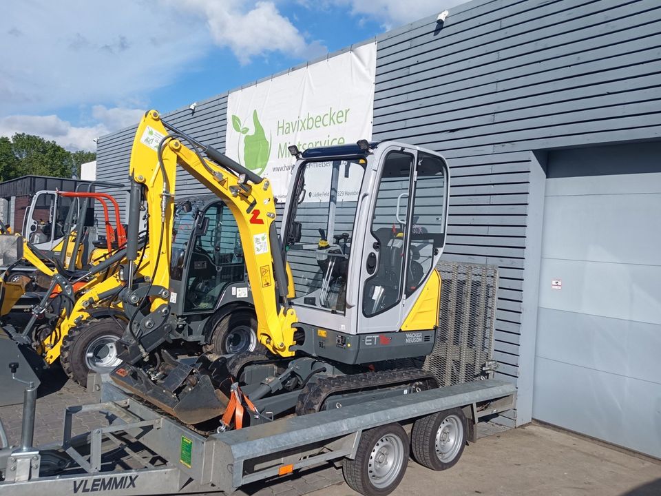 Minibagger Bagger  Wacker ET16 zu vermieten mieten leihen in Havixbeck