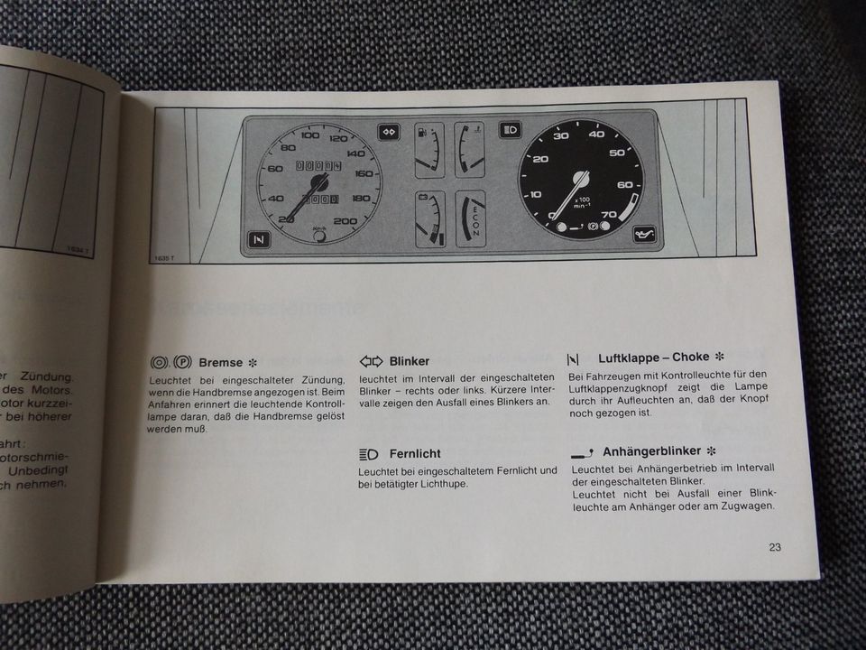 Bedienungsanleitung Opel Kadett D, Febr. 1982 in Moormerland